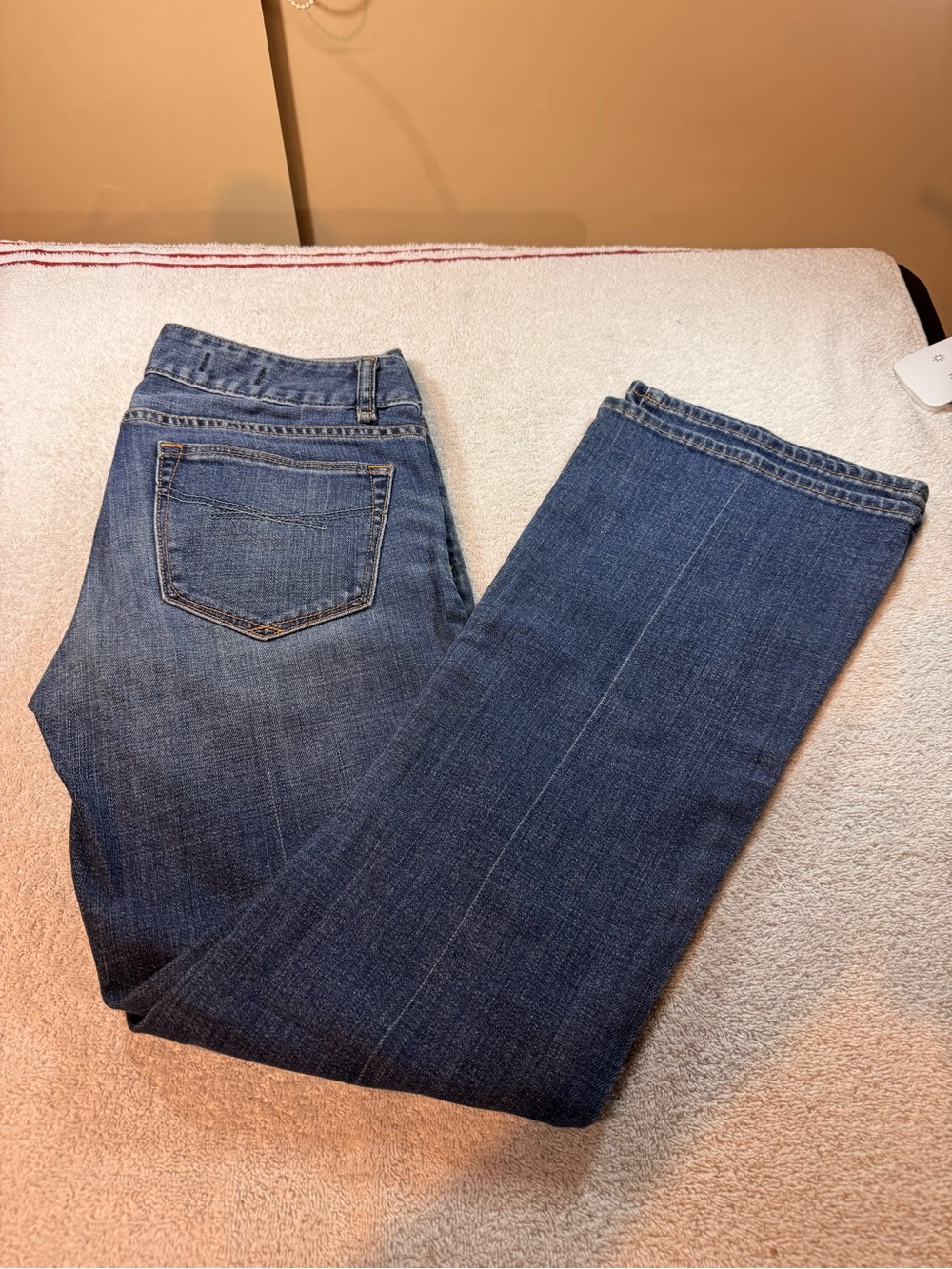 Women's Gap 1969 Perfect Boot Blue Denim Jeans Size 2 Petite